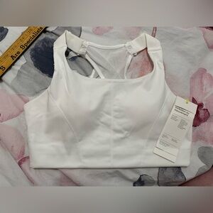 H&M White Sports Bra Medium NWT high support comfy athletic